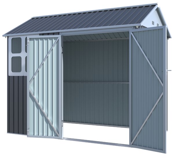 Zahradní domek BestBerg ZCH-4AB / 4,5 m² / 259 x 172 x 222 cm / šedá/bílá