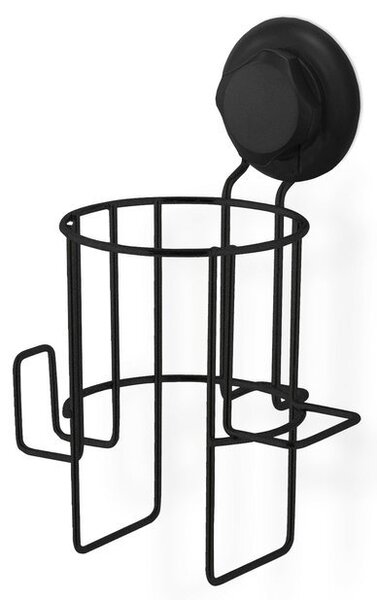 Držák na vysoušeč Compactor Bestlock Black s přísavkou - bez vrtání, nosnost až 6 kg