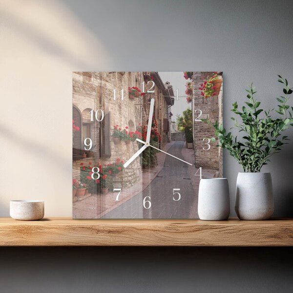 Skleněné hodiny Avenue zskb-30x30-00081799