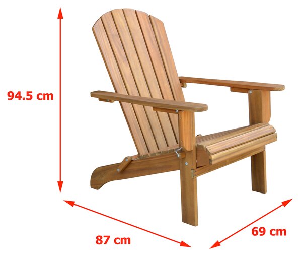 ZAHRADNÍ RELAXAČNÍ ŽIDLE, dřevo Prestige Home - Online Only zahradní nábytek, Online Only