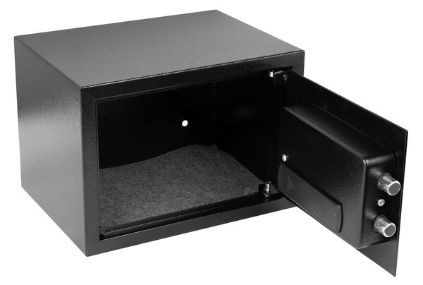 Digitální trezor BestBerg BBSB-3C / 20 x 31 x 20 cm / černá