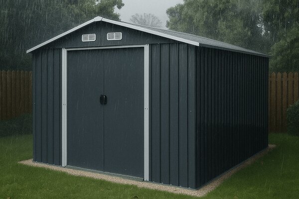 Zahradní domek BestBerg ZDB-9A / 9 m² / 279 x 324 x 211 cm / šedá