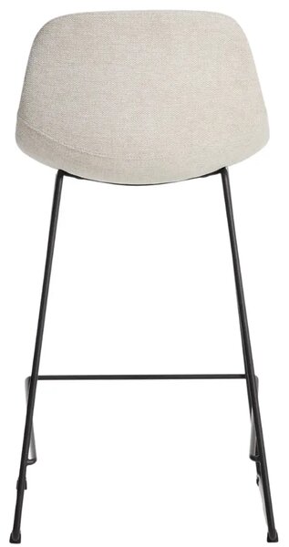 Kave Home Béžová látková barová židle Zahara 65 cm III