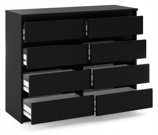 Komoda Stiv-Meble 120 x 33,5 x 92,5 cm černá