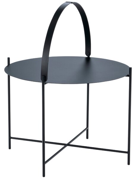 Černý kovový konferenční stolek HOUE Edge 62 cm