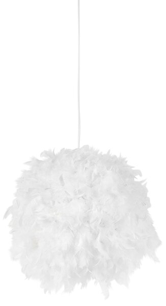 Rustikální závěsné svítidlo bílé - Feather