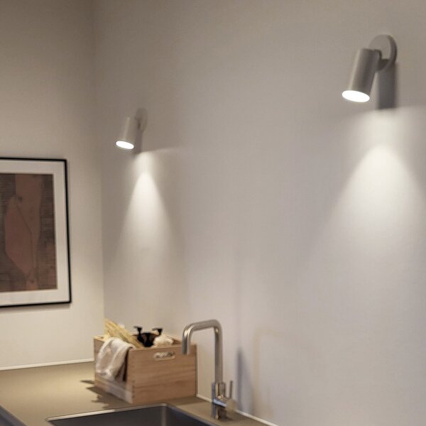 Stropní Lampa ANTIDARK, SpotOn Circle 1, Bílá, Obývací pokoj, Hliník