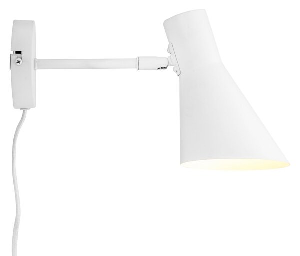 Nástěnná Svítidla Dyberg Larsen, DL12, Bílá, Obývací pokoj, Kov, Design