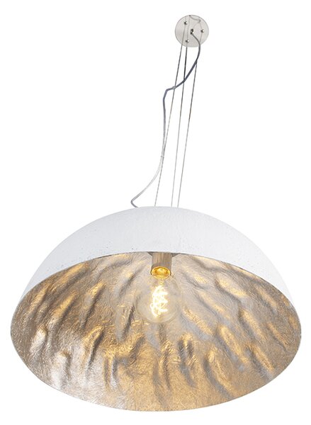 Moderní závěsné svítidlo bílé 50 cm - Magna