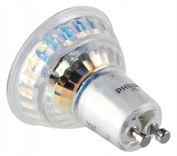 SADA 10x GU10 LED žárovka PHILIPS 4,9W 550lm - studená bílá