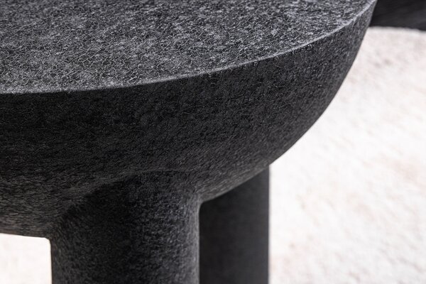 Odkládací stolek ABSTRACT 50 CM černá/přírodní masiv mango Nábytek | Doplňkový nábytek | Odkládací stolky