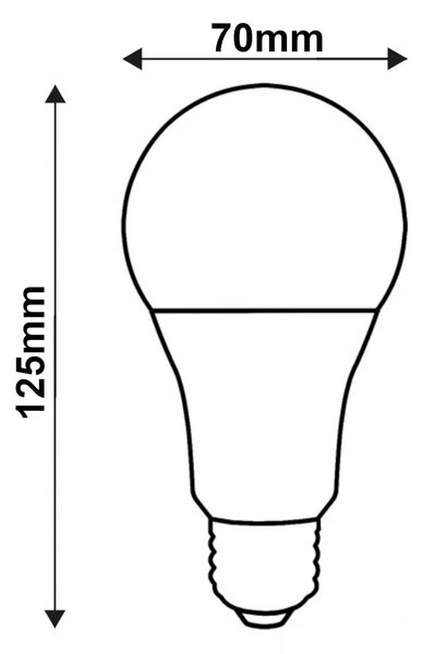 SADA 6x LED žárovka E27 18W 1980lm 4000K - neutrální bílá