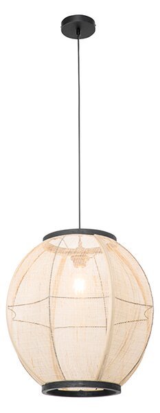 Orientální závěsné svítidlo hnědé 46 cm - Rob
