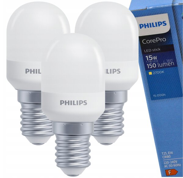 SADA 3x LED žárovka E14 1,7W 150lm T25 2700K - teplá bílá