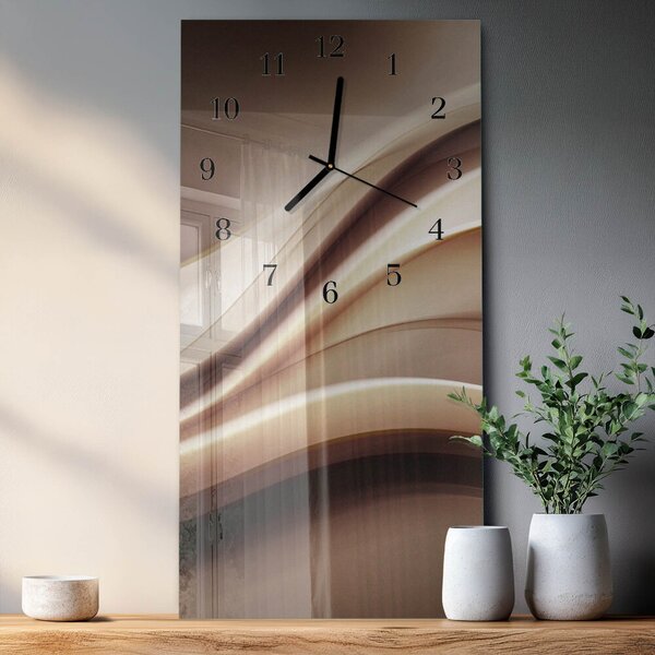 Skleněné hodiny vertikální Vzor zsppc-30x60-00181450
