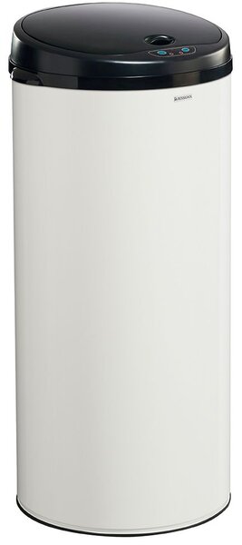 Rossignol SAS Bezdotykový odpadkový koš Rossignol Sensitive Plus, 93560, 45 L, bílý, RAL 9016