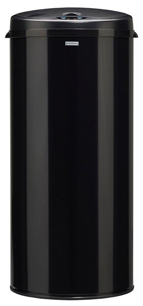 Rossignol SAS Bezdotykový odpadkový koš Rossignol Sensitive Plus 93561, 45 L, černý, RAL 9011
