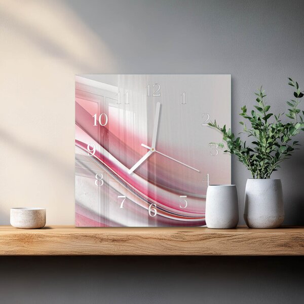 Skleněné hodiny Abstrakce zskb-30x30-00083508