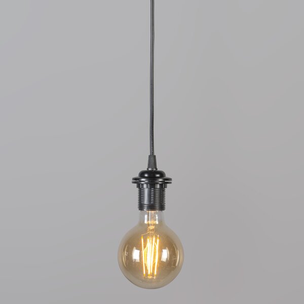 Retro závěsné lampy sada 2 kusů černá 50 cm - Granny Frame