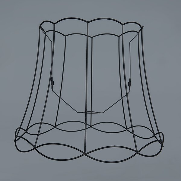 Retro závěsné lampy sada 2 kusů černá 50 cm - Granny Frame