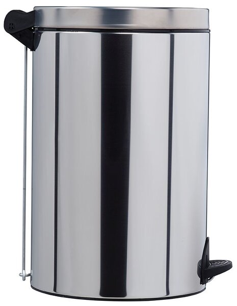 Rossignol SAS Pedálový odpadkový koš Rossignol Sanelia 90360, 20 L, chromovaný