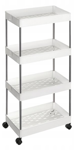 Pojízdná koupelnová skříňka Songmics 22 x 40 x 86 cm