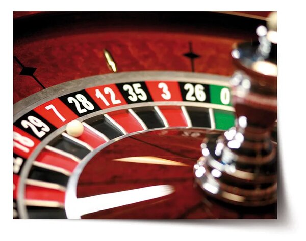 Sablio Plakát Ruleta - 60x40 cm