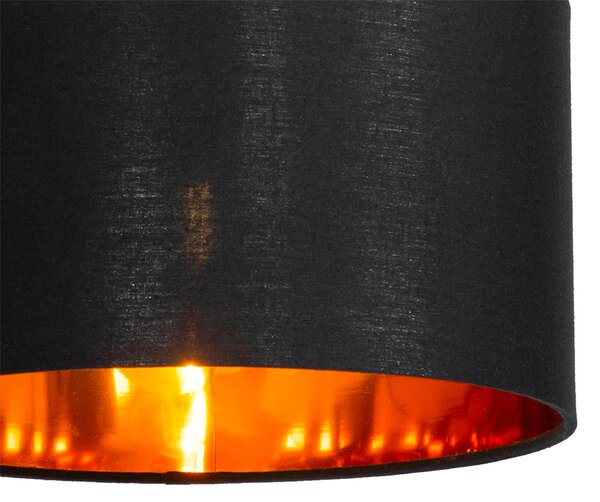 Moderní závěsné svítidlo černé se zlatem 125 cm 3-světlo - VT 3