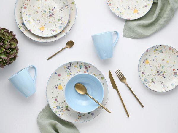 KOMBINOVANÁ SOUPRAVA, 16dílné, kamenina Creatable - Online Only nádobí, Online Only