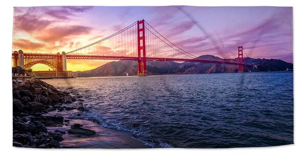 Sablio Ručník Golden Gate 5 - 30x50 cm