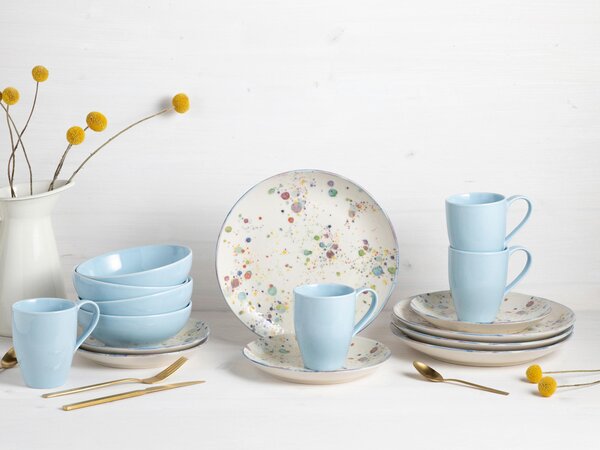 KOMBINOVANÁ SOUPRAVA, 16dílné, kamenina Creatable - Online Only nádobí, Online Only