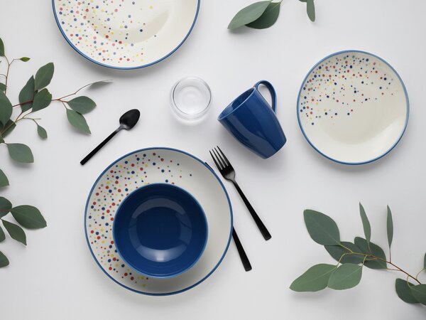 KOMBINOVANÁ SOUPRAVA, 16dílné, kamenina Creatable - Online Only nádobí, Online Only