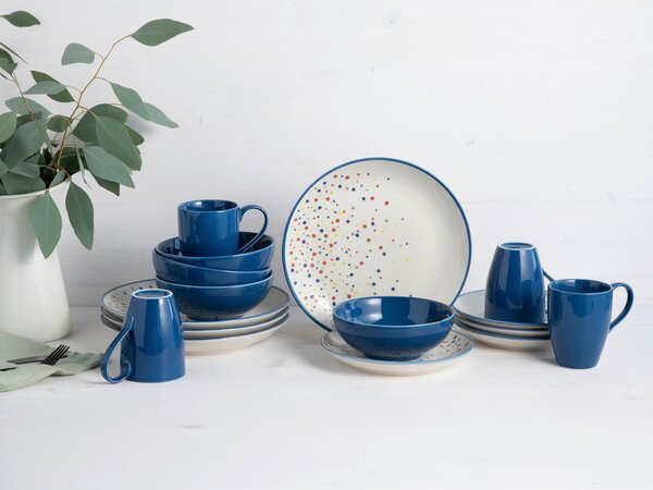 KOMBINOVANÁ SOUPRAVA, 16dílné, kamenina Creatable - Online Only nádobí, Online Only