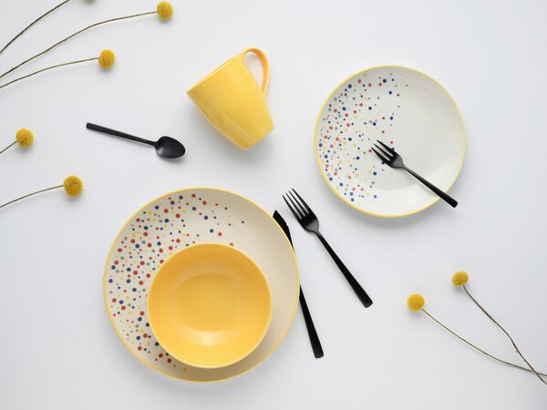 KOMBINOVANÁ SOUPRAVA, 16dílné, kamenina Creatable - Online Only nádobí, Online Only