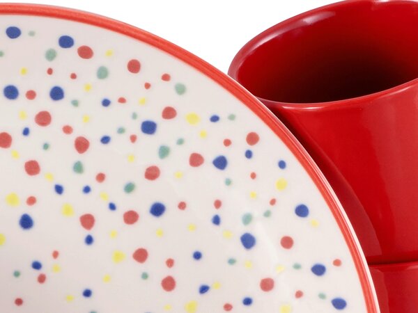 KOMBINOVANÁ SOUPRAVA, 16dílné, kamenina Creatable - Online Only nádobí, Online Only