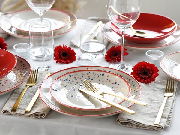 KOMBINOVANÁ SOUPRAVA, 16dílné, kamenina Creatable - Online Only nádobí, Online Only