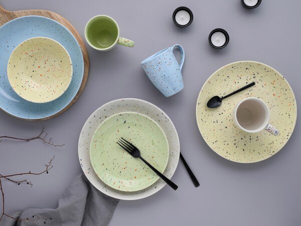 KOMBINOVANÁ SOUPRAVA, 16dílné, kamenina Creatable - Online Only nádobí, Online Only