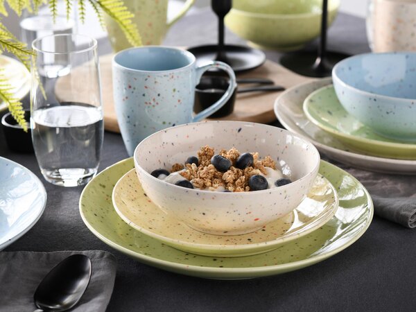 KOMBINOVANÁ SOUPRAVA, 16dílné, kamenina Creatable - Online Only nádobí, Online Only
