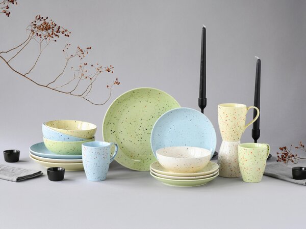 KOMBINOVANÁ SOUPRAVA, 16dílné, kamenina Creatable - Online Only nádobí, Online Only