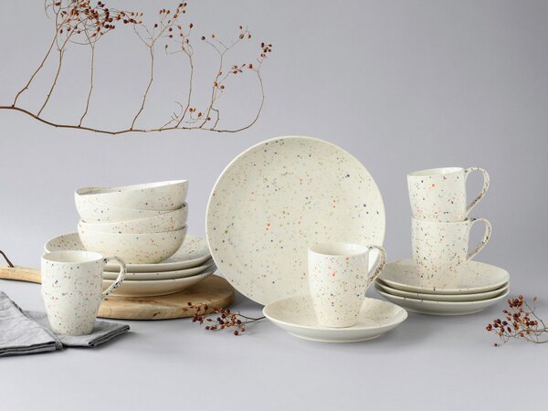 KOMBINOVANÁ SOUPRAVA, 16dílné, kamenina Creatable - Online Only nádobí, Online Only