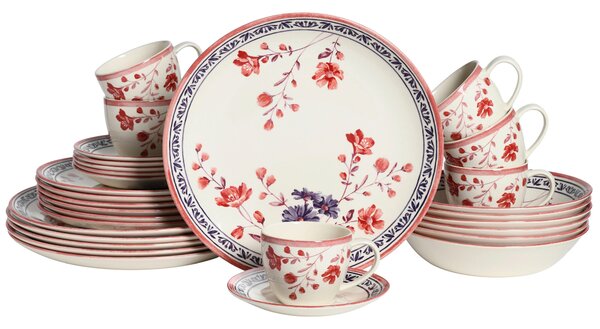 KOMBINOVANÁ SOUPRAVA 30dílné pórovina Creatable - Online Only nádobí, Online Only
