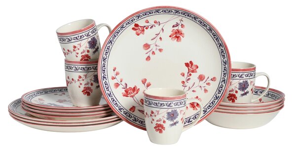 KOMBINOVANÁ SOUPRAVA, 16dílné, pórovina Creatable - Online Only nádobí, Online Only