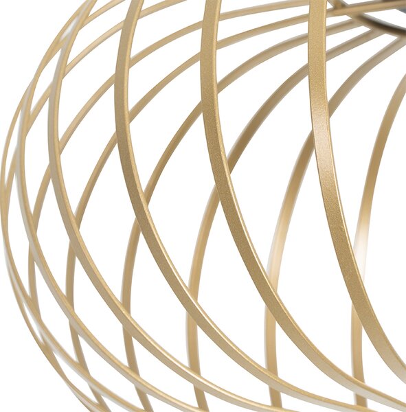 Designové stropní svítidlo zlaté 39 cm - Johanna