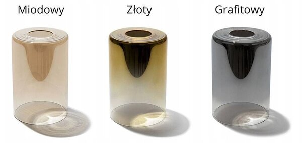 Závěsné svítidlo Hella1, 3x skleněné stínítko (mix 3 barev), o