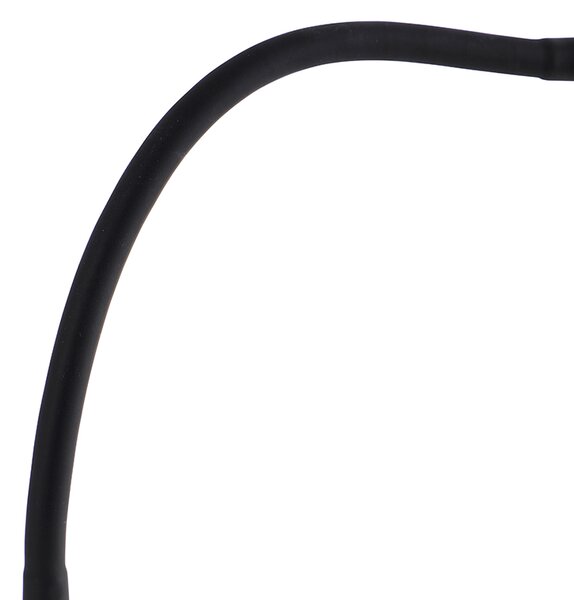 Designová stolní lampa černá vč. LED s dotykovým stmívačem - Palka