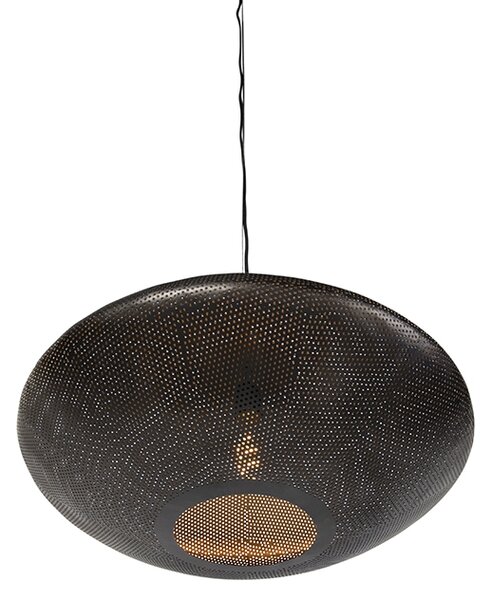 Orientální závěsné svítidlo černé se zlatem 60 cm - Radiance