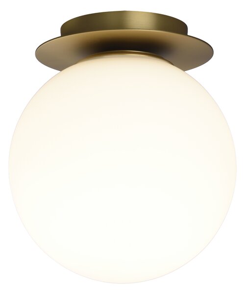 ACB Iluminacion Stropní LED svítidlo PARMA, ⌀ 18 cm, 1xE27 15W, IP44 Barva: Černá