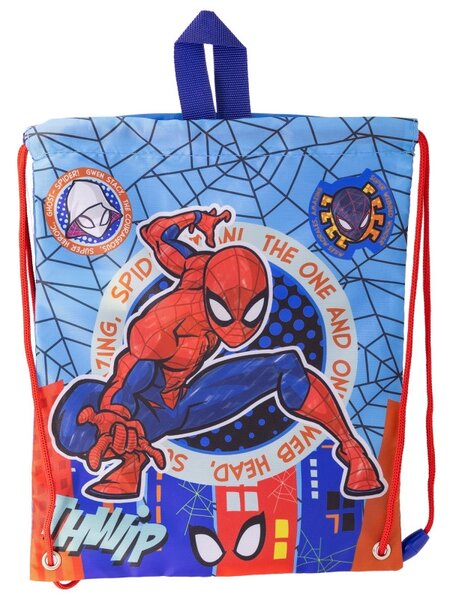 Dětský vak se stahovací šňůrkou, 1l, Stor, Spiderman