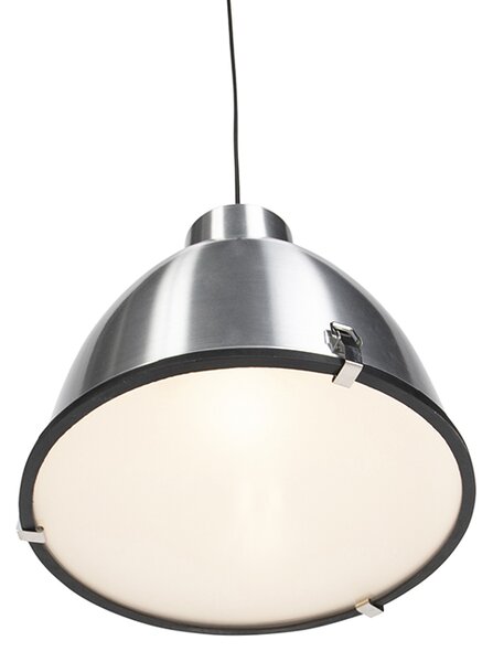 Průmyslové závěsné svítidlo hliník 38 cm stmívatelné - Anteros
