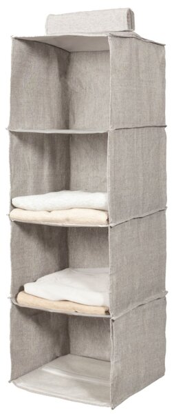Závěsný organizér na oblečení Compactor OXFORD 30 x 30 x 94 cm – 4 police